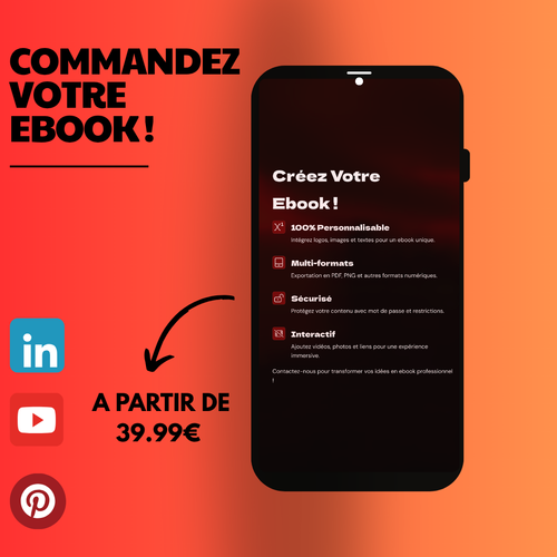 Création d'Ebook professionnel et personalisé